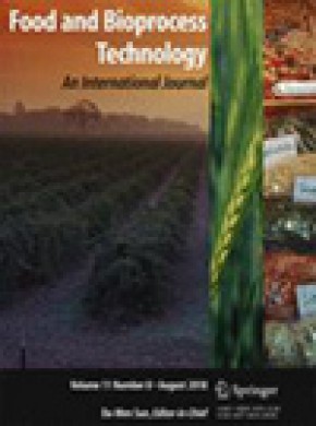 Food And Bioprocess Technology杂志