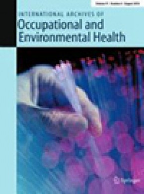 International Archives Of Occupational And Environmental Health杂志