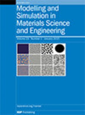 Modelling And Simulation In Materials Science And Engineering杂志