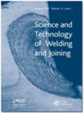 Science And Technology Of Welding And Joining杂志