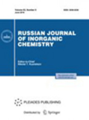 Russian Journal Of Inorganic Chemistry杂志
