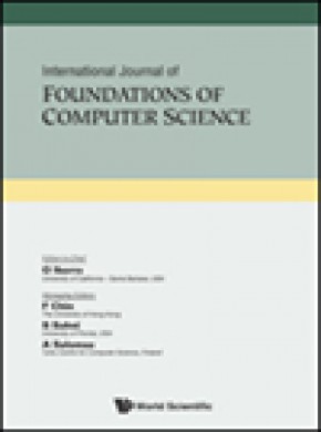International Journal Of Foundations Of Computer Science杂志