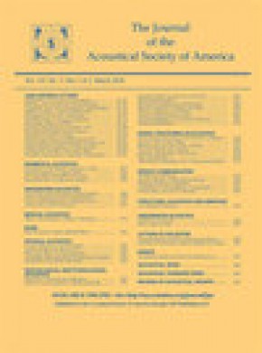 Journal Of The Acoustical Society Of America杂志