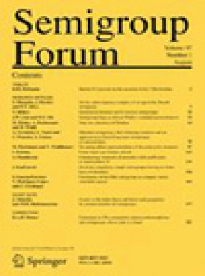 Semigroup Forum杂志