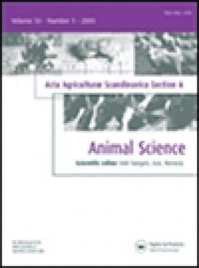 Acta Agriculturae Scandinavica Section A-animal Science杂志