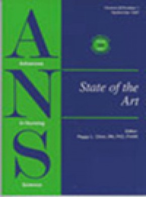 Advances In Nursing Science杂志