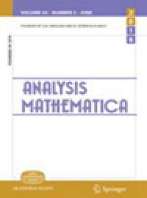 Analysis Mathematica杂志