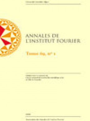 Annales De L Institut Fourier杂志