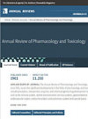 Annual Review Of Pharmacology And Toxicology杂志
