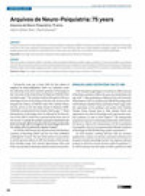 Arquivos De Neuro-psiquiatria杂志