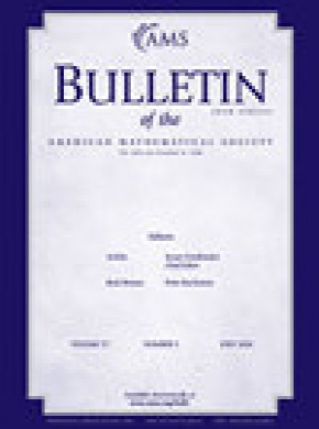 Bulletin Of The American Mathematical Society杂志