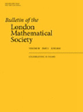 Bulletin Of The London Mathematical Society杂志