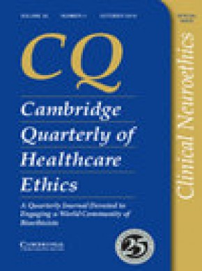 Cambridge Quarterly Of Healthcare Ethics杂志