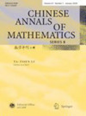 Chinese Annals Of Mathematics Series B杂志