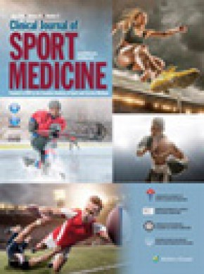 Clinical Journal Of Sport Medicine杂志