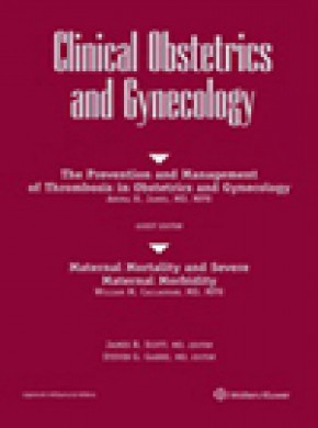 Clinical Obstetrics And Gynecology杂志