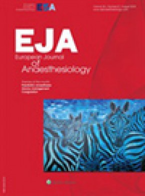 European Journal Of Anaesthesiology杂志