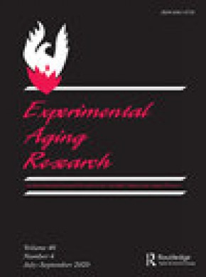 Experimental Aging Research杂志