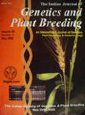 Indian Journal Of Genetics And Plant Breeding杂志