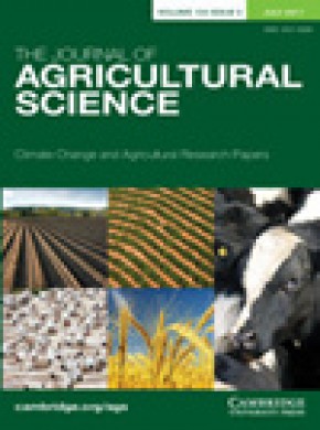 Journal Of Agricultural Science杂志