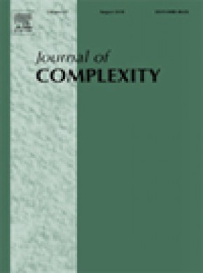 Journal Of Complexity杂志