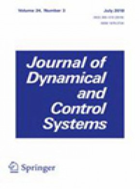 Journal Of Dynamical And Control Systems杂志