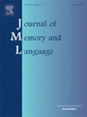 Journal Of Memory And Language杂志