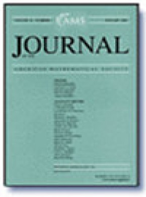 Journal Of The American Mathematical Society杂志