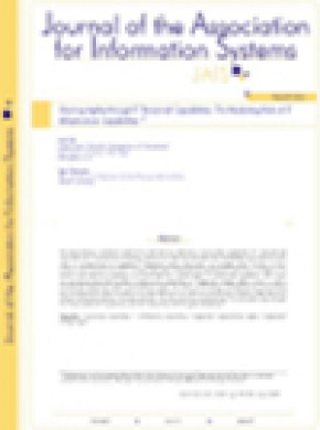 Journal Of The Association For Information Systems