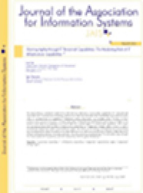 Journal Of The Association For Information Systems杂志