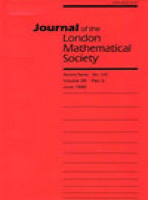 Journal Of The London Mathematical Society-second Series杂志