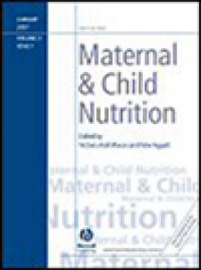 Maternal And Child Nutrition杂志