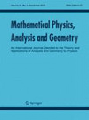 Mathematical Physics Analysis And Geometry杂志
