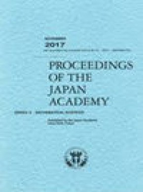 Proceedings Of The Japan Academy Series A-mathematical Sciences