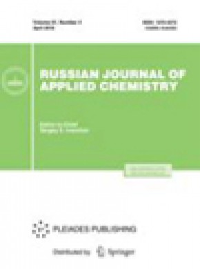Russian Journal Of Applied Chemistry杂志