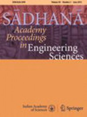 Sadhana-academy Proceedings In Engineering Sciences杂志