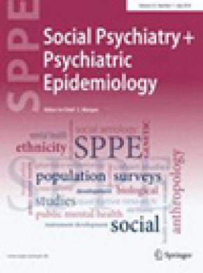 Social Psychiatry And Psychiatric Epidemiology杂志
