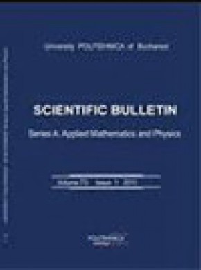 University Politehnica Of Bucharest Scientific Bulletin-series A-applied Mathema