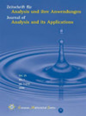 Zeitschrift Fur Analysis Und Ihre Anwendungen杂志