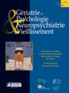 Geriatrie Et Psychologie Neuropsychiatrie De Vieillissement杂志