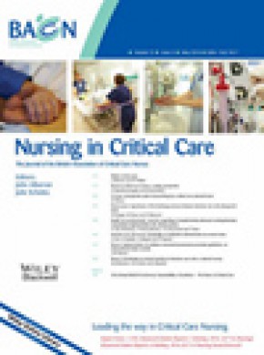 Nursing In Critical Care杂志
