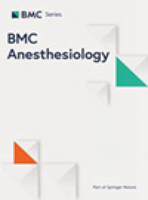 Bmc Anesthesiology杂志