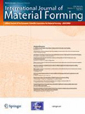 International Journal Of Material Forming杂志
