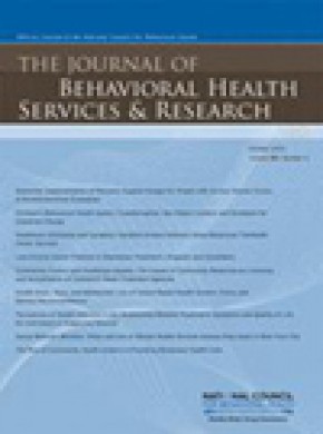 Journal Of Behavioral Health Services & Research