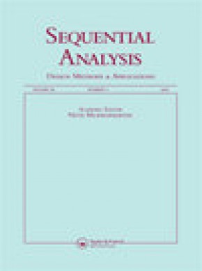 Sequential Analysis-design Methods And Applications杂志