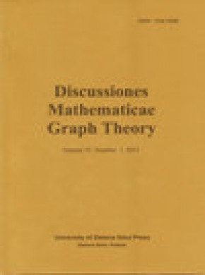 Discussiones Mathematicae Graph Theory杂志