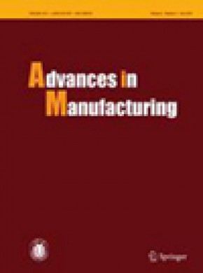 Advances In Manufacturing杂志