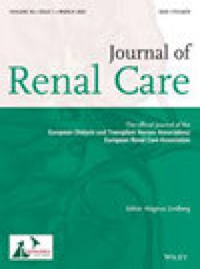 Journal Of Renal Care杂志