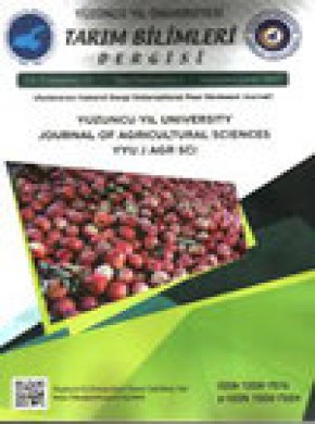 Journal Of Agricultural Sciences-tarim Bilimleri Dergisi杂志