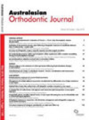 Australasian Orthodontic Journal杂志